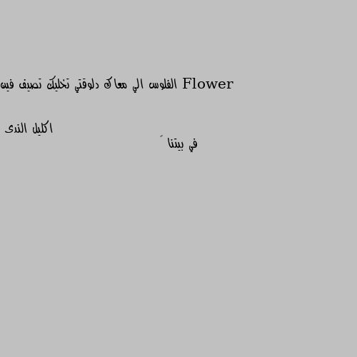 الفلوس الي معاك دلوقتي تخليك تصيف فين في بيتنا 🙄